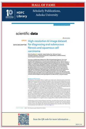 High-resolution AI image dataset for diagnosing oral submucous fbrosis and squamous cell carcinoma